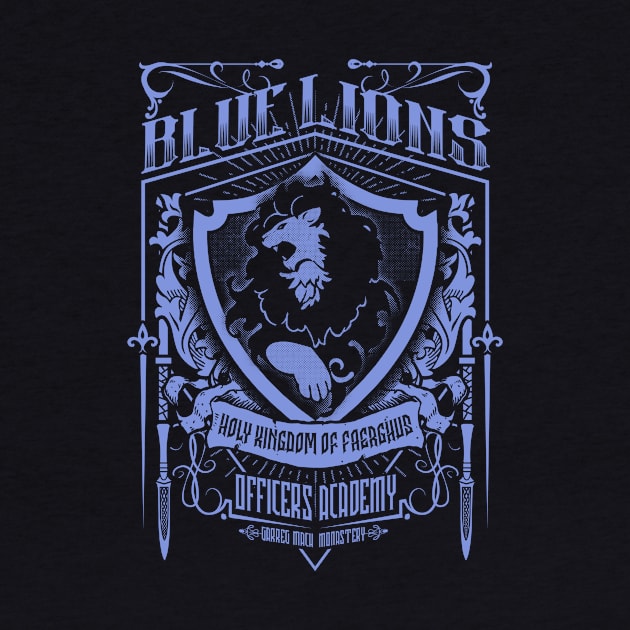 Blue Lions by Arinesart